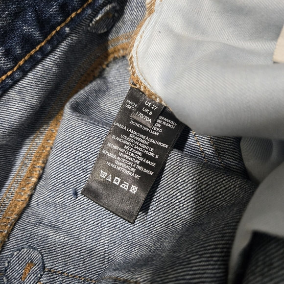 Urban Outfitters BDG Jean Womens 27 A Wide Leg Baggy Vintage Denim Wash Y2K - Picture 8 of 15